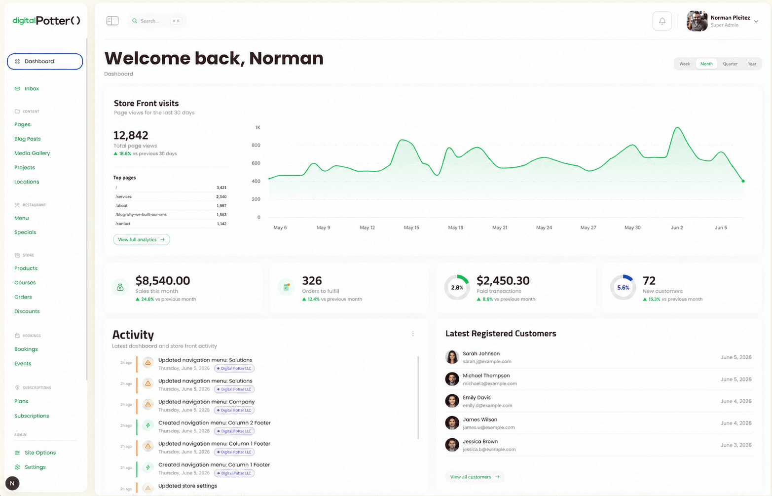 featured ss cms thedavid by digital potter
